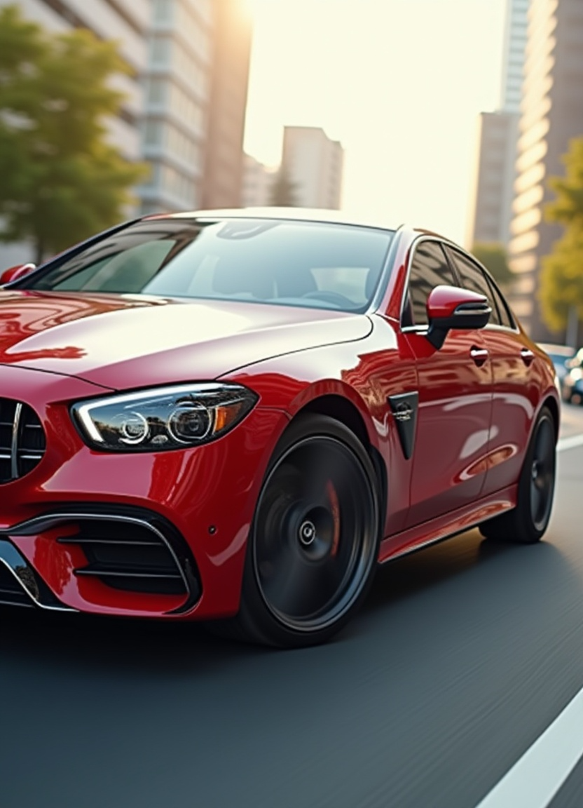 A Mercedes-Benz from the My Luxury Journey fleet