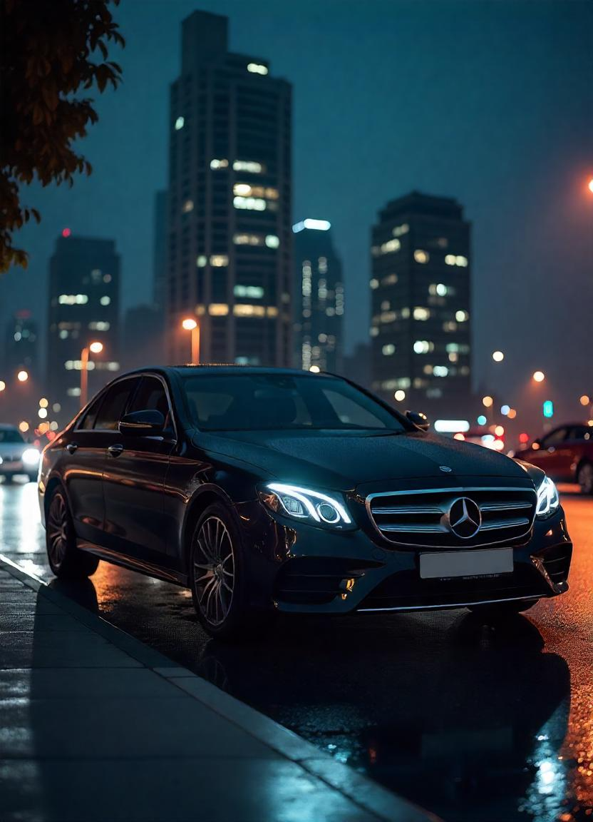 Mercedes-Benz E-Class available for chauffeur hire in Mumbai